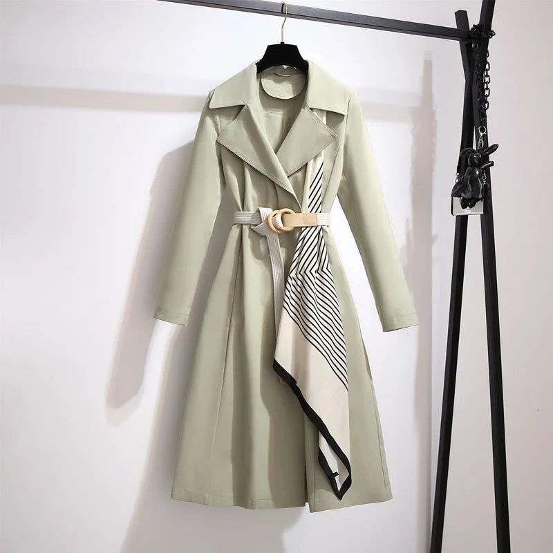 Elegant Womens Long Coat Loose Fit Fashionable Outerwear For Spring And Autumn Trendy And Slimming  3