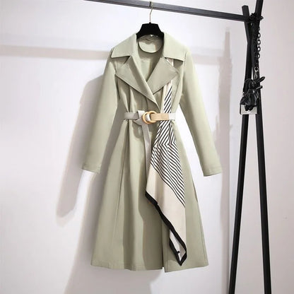 Elegant Womens Long Coat Loose Fit Fashionable Outerwear For Spring And Autumn Trendy And Slimming  3