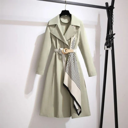 Elegant Womens Long Coat Loose Fit Fashionable Outerwear For Spring And Autumn Trendy And Slimming  5