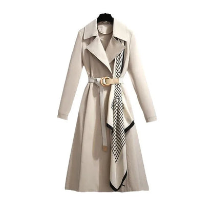 Elegant Womens Long Coat Loose Fit Fashionable Outerwear For Spring And Autumn Trendy And Slimming  4