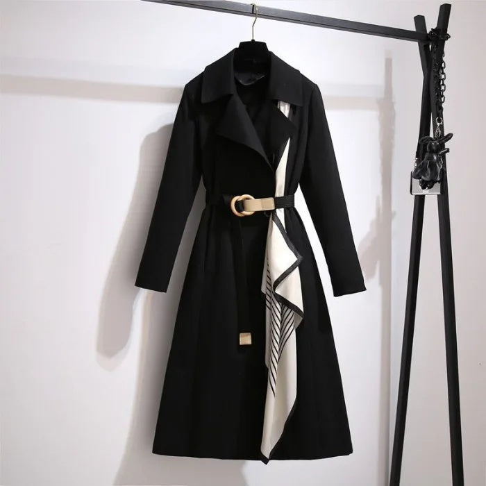 Elegant Womens Long Coat Loose Fit Fashionable Outerwear For Spring And Autumn Trendy And Slimming  6
