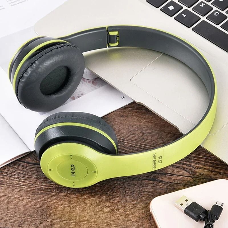 Wireless Foldable Bluetooth Headphones With Microphone For Music And Gaming 2