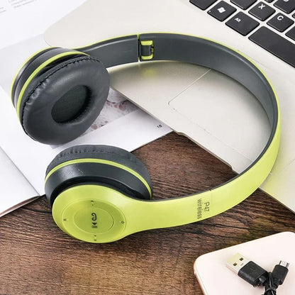 Wireless Foldable Bluetooth Headphones With Microphone For Music And Gaming 2