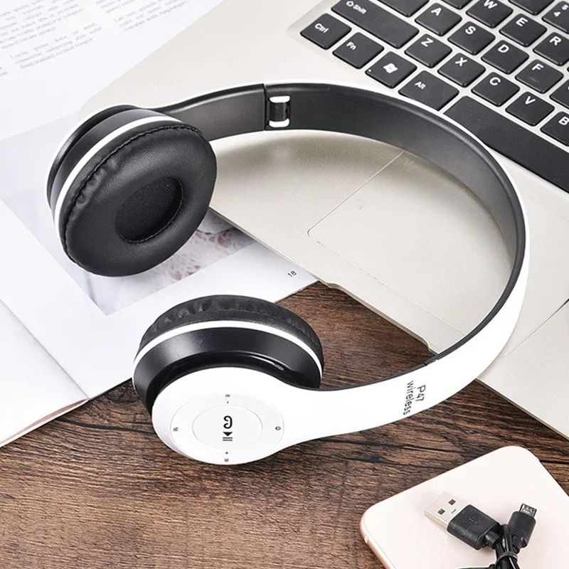 Wireless Foldable Bluetooth Headphones With Microphone For Music And Gaming 3