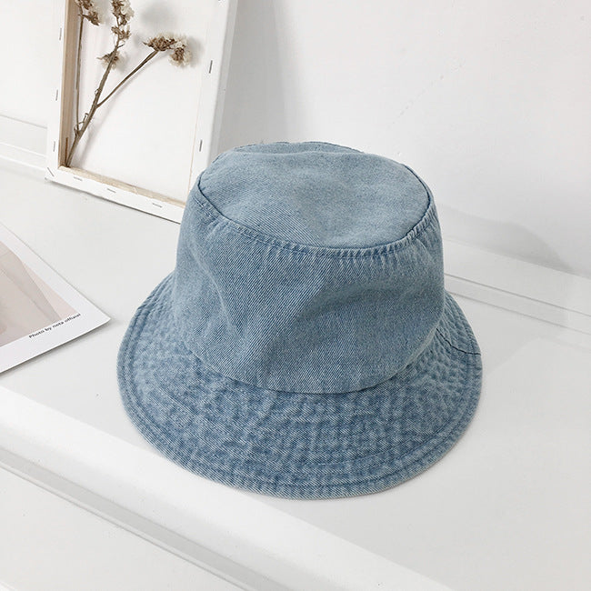 Denim Fisherman Hat For Men And Women Large Brim Summer Sun Protection Hat Breathable Thin Shade Ba 4