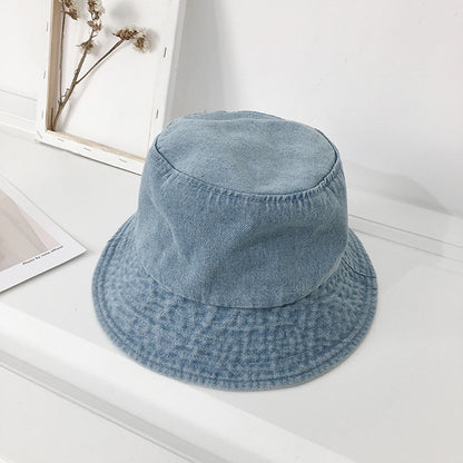 Denim Fisherman Hat For Men And Women Large Brim Summer Sun Protection Hat Breathable Thin Shade Ba 4