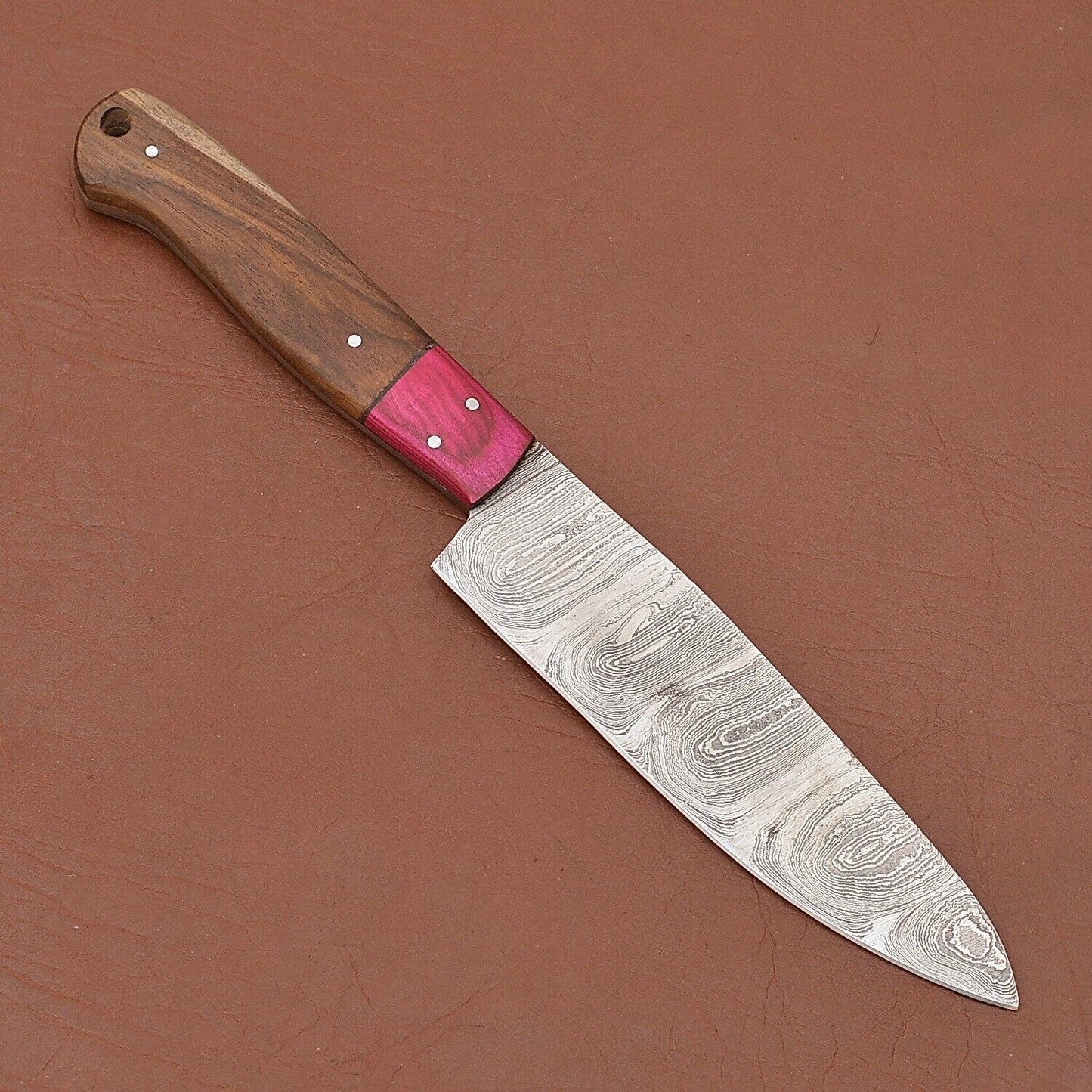 Hand Forged Damascus Steel Knife  Professional Chef  Kitchen Essential 1