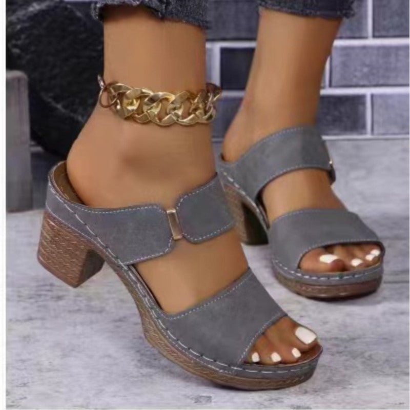 Elegant Summer Sandals For Women Fashionable Wedge Shoes  Slides Breathable Slippers For Daily Casu 7