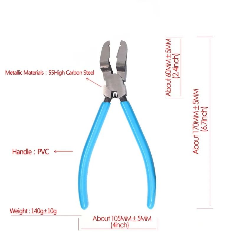 Multifunctional Diagonal And Rivet Tightening Pliers With Wire Stripping And Screw Removal Function 2