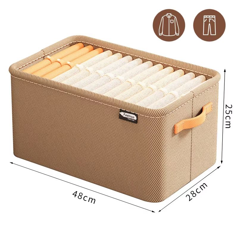 ThickFold Wardrobe Clothes Organizer  Thicken Storage Box For Pants Sweaters Jeans  Cabinet Drawers 9