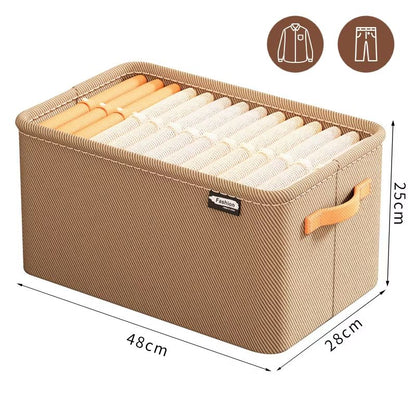ThickFold Wardrobe Clothes Organizer  Thicken Storage Box For Pants Sweaters Jeans  Cabinet Drawers 9