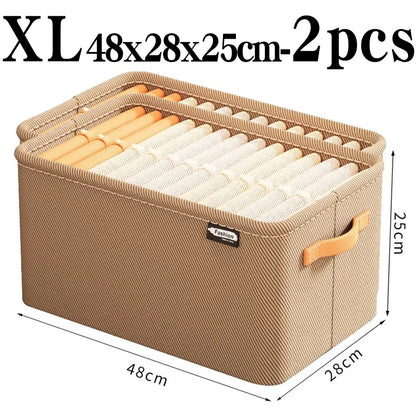 ThickFold Wardrobe Clothes Organizer  Thicken Storage Box For Pants Sweaters Jeans  Cabinet Drawers 13