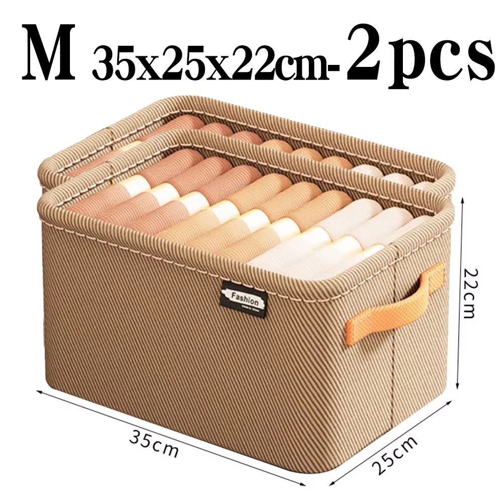 ThickFold Wardrobe Clothes Organizer  Thicken Storage Box For Pants Sweaters Jeans  Cabinet Drawers 14