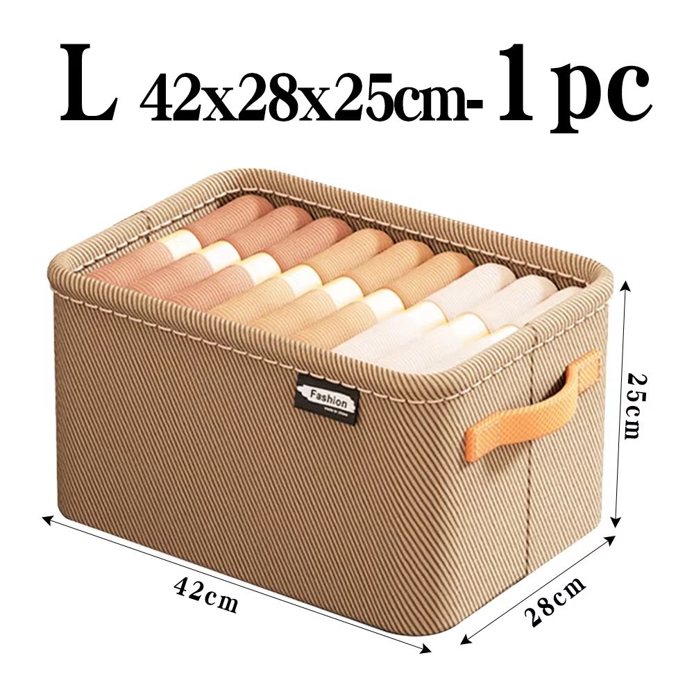 ThickFold Wardrobe Clothes Organizer  Thicken Storage Box For Pants Sweaters Jeans  Cabinet Drawers 15