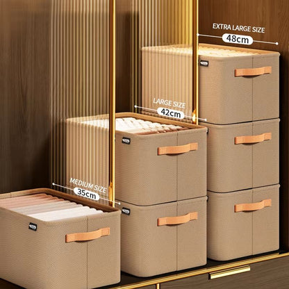 ThickFold Wardrobe Clothes Organizer  Thicken Storage Box For Pants Sweaters Jeans  Cabinet Drawers 1