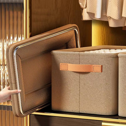 ThickFold Wardrobe Clothes Organizer  Thicken Storage Box For Pants Sweaters Jeans  Cabinet Drawers 4