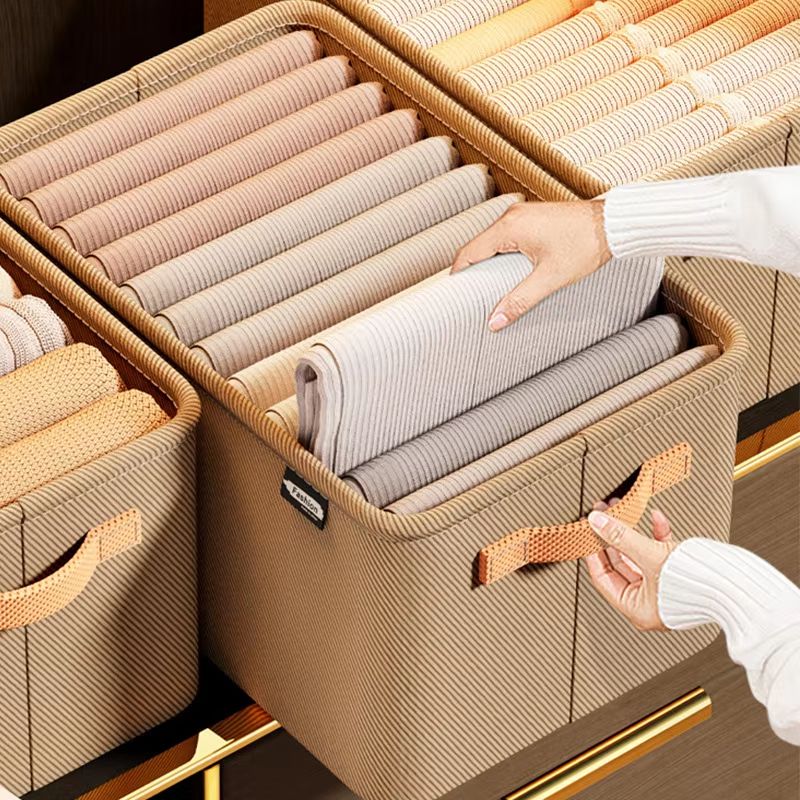 ThickFold Wardrobe Clothes Organizer  Thicken Storage Box For Pants Sweaters Jeans  Cabinet Drawers 5