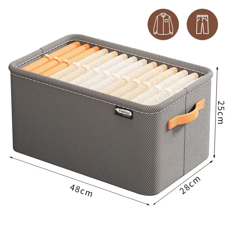 ThickFold Wardrobe Clothes Organizer  Thicken Storage Box For Pants Sweaters Jeans  Cabinet Drawers 7
