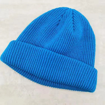 Knitted Hat, Brimless Cap, Winter Warm Beanies, Fashion Hip Hop Style for Men and Women