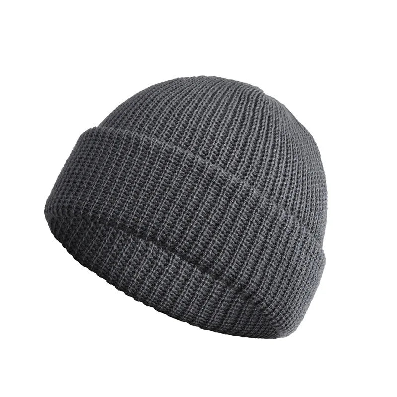 Knitted Hat, Brimless Cap, Winter Warm Beanies, Fashion Hip Hop Style for Men and Women