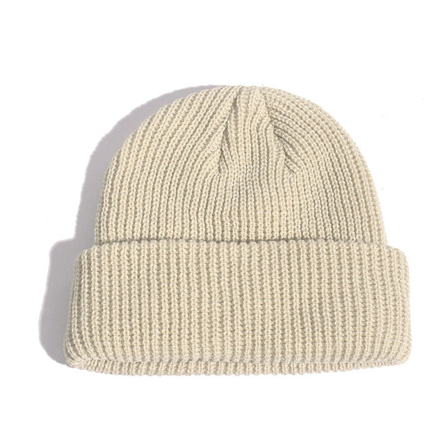 Knitted Hat, Brimless Cap, Winter Warm Beanies, Fashion Hip Hop Style for Men and Women