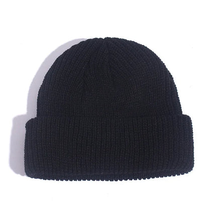 Knitted Hat, Brimless Cap, Winter Warm Beanies, Fashion Hip Hop Style for Men and Women