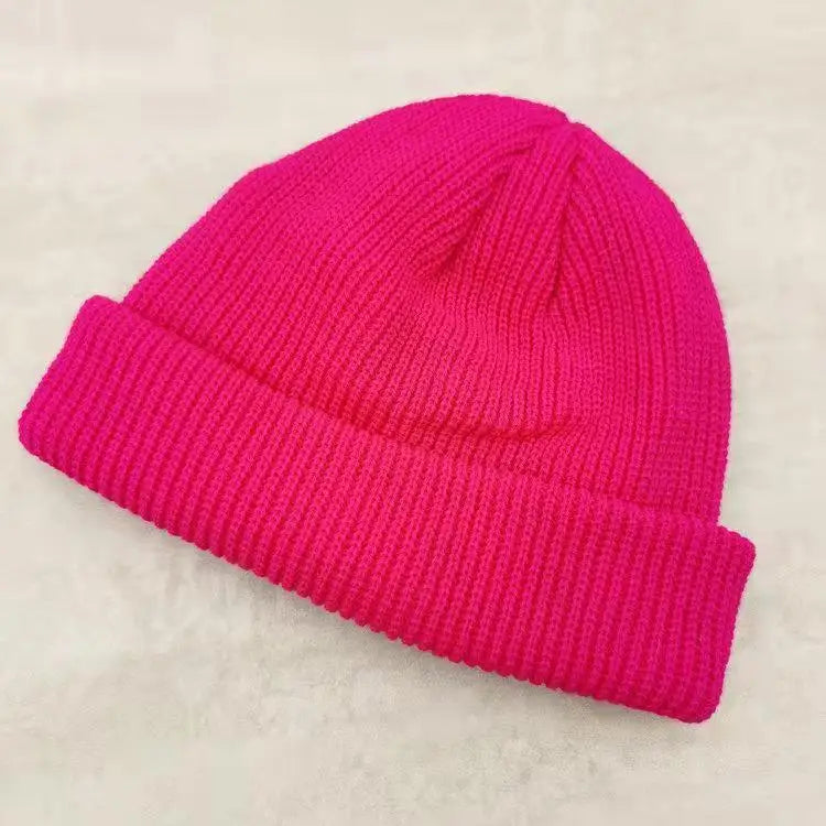 Knitted Hat, Brimless Cap, Winter Warm Beanies, Fashion Hip Hop Style for Men and Women