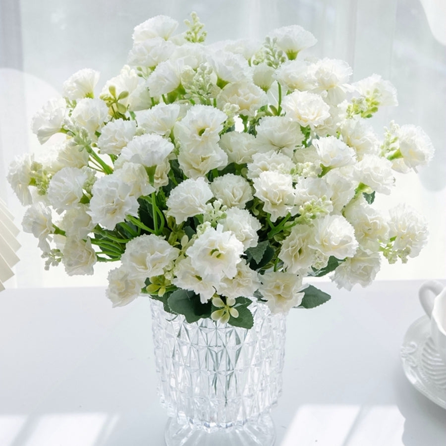 Small Carnation Artificial Flowers, Wedding Arch Decor, Christmas Garland Accessories, Home Floral Arrangement