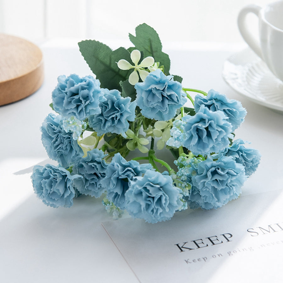 Small Carnation Artificial Flowers Wedding Arch Decor Christmas Garland Accessories Home Floral Arr 8