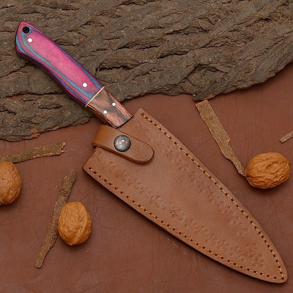 Luxury Custom Damascus Steel Fillet Knife  Perfect For Kitchen  Hunting 3