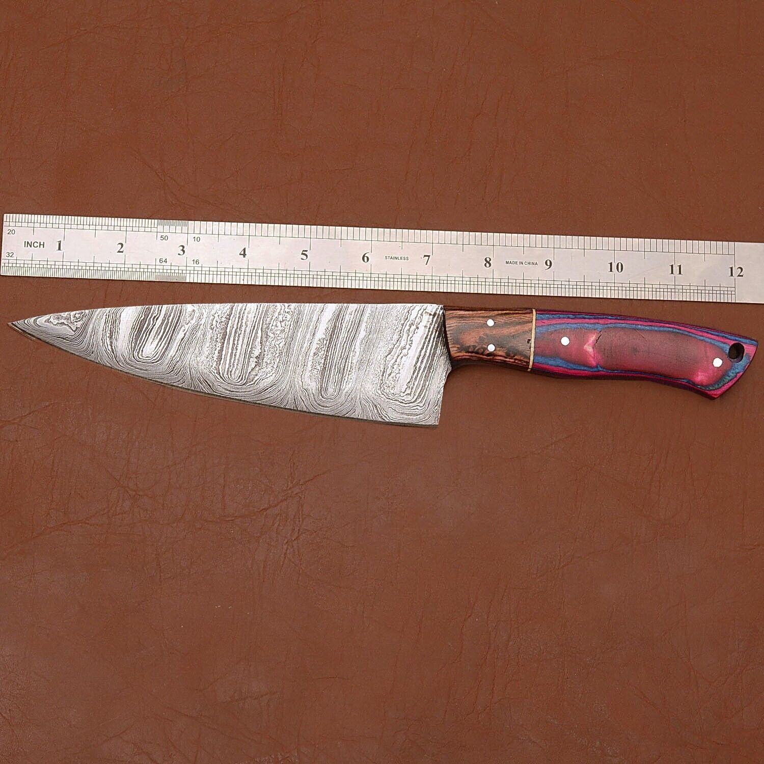 Luxury Custom Damascus Steel Fillet Knife  Perfect For Kitchen  Hunting 2