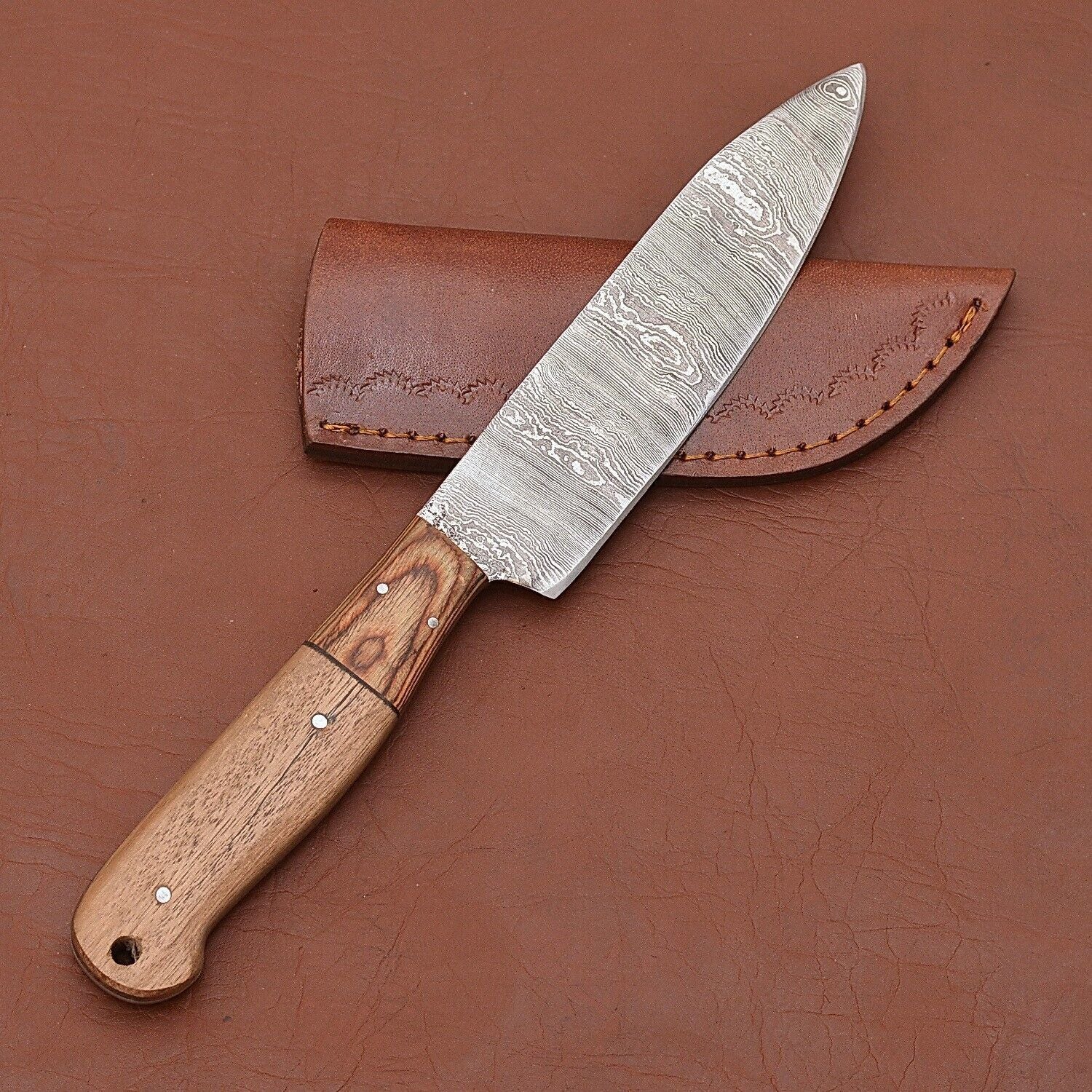 Exclusive Damascus Steel Fillet Knife  Professional Chef Handmade Knife 3