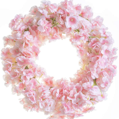 Artificial Sakura Flowers Vine, Wedding Garden Decor, Rose Arch, Party Decoration, Bridal Festival, Fake Silk Scrapbook