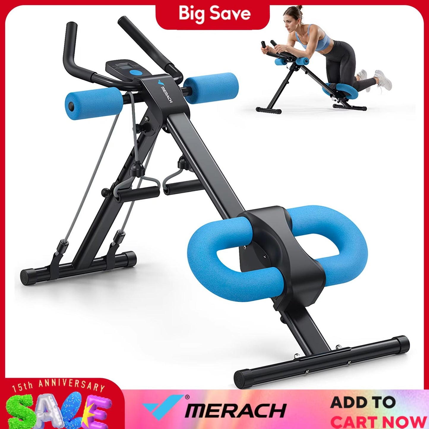 MERACH CoreMaster Adjustable Ab Trainer