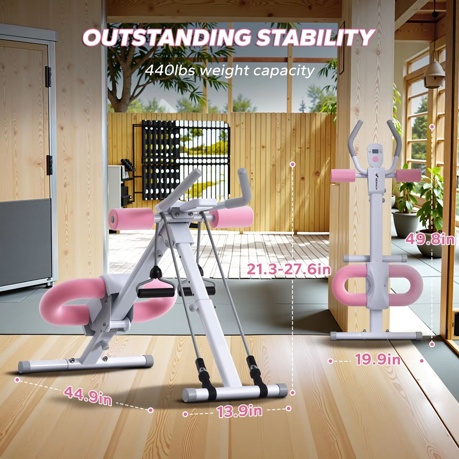 MERACH CoreMaster Adjustable Ab Trainer 9