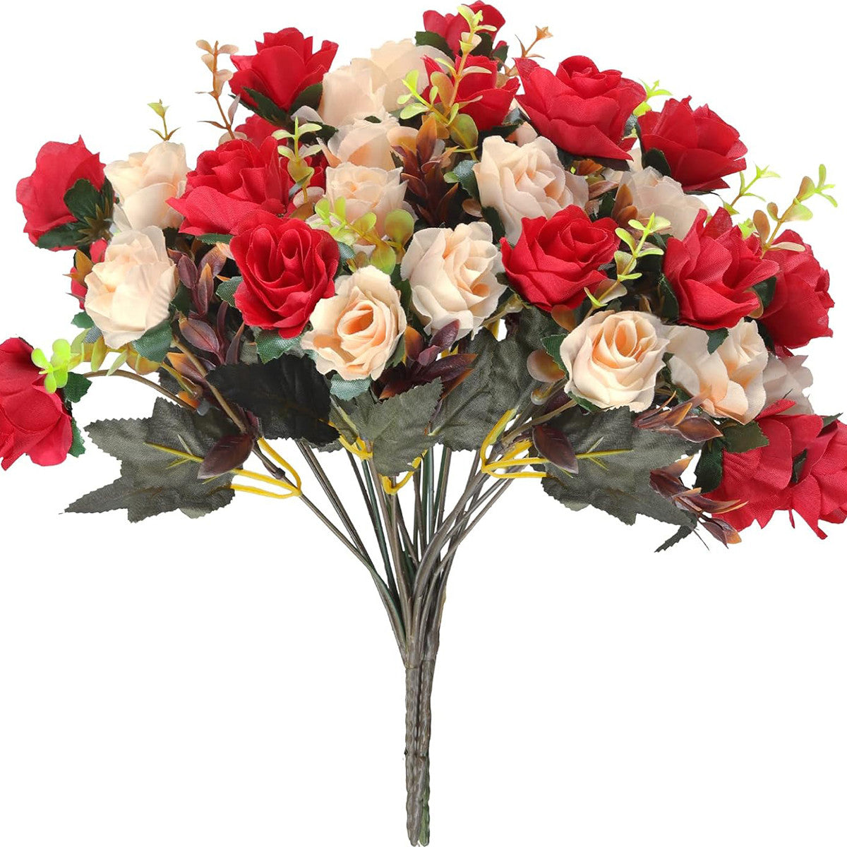 Silk Rose Artificial Flowers Wedding Decoration Home Garden Bouquet Bride Gift Scrap Booking Wreath 7