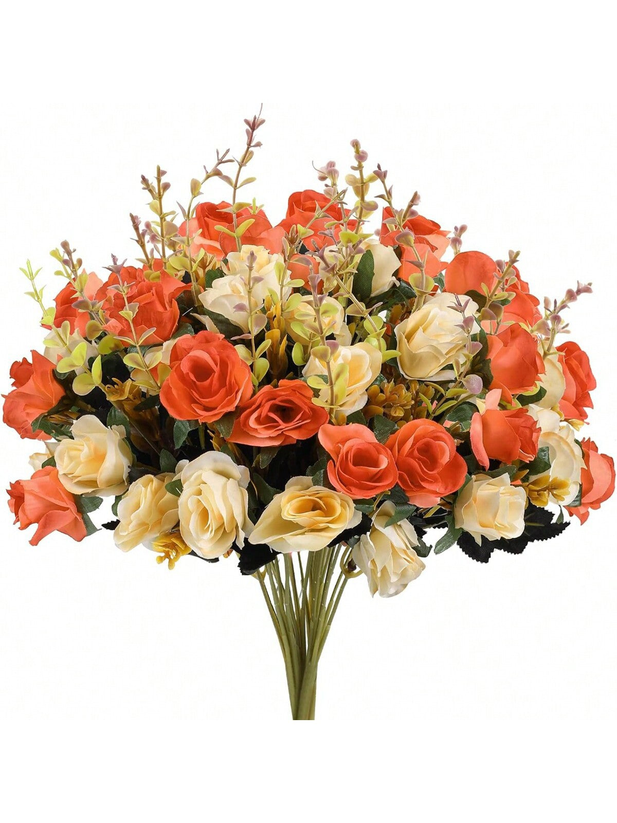 Silk Rose Artificial Flowers Wedding Decoration Home Garden Bouquet Bride Gift Scrap Booking Wreath 8