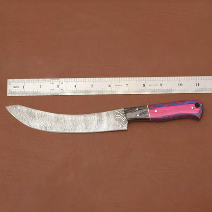 Authentic Hand Forged Damascus Chef Knife  Precision Kitchen Cutter 2