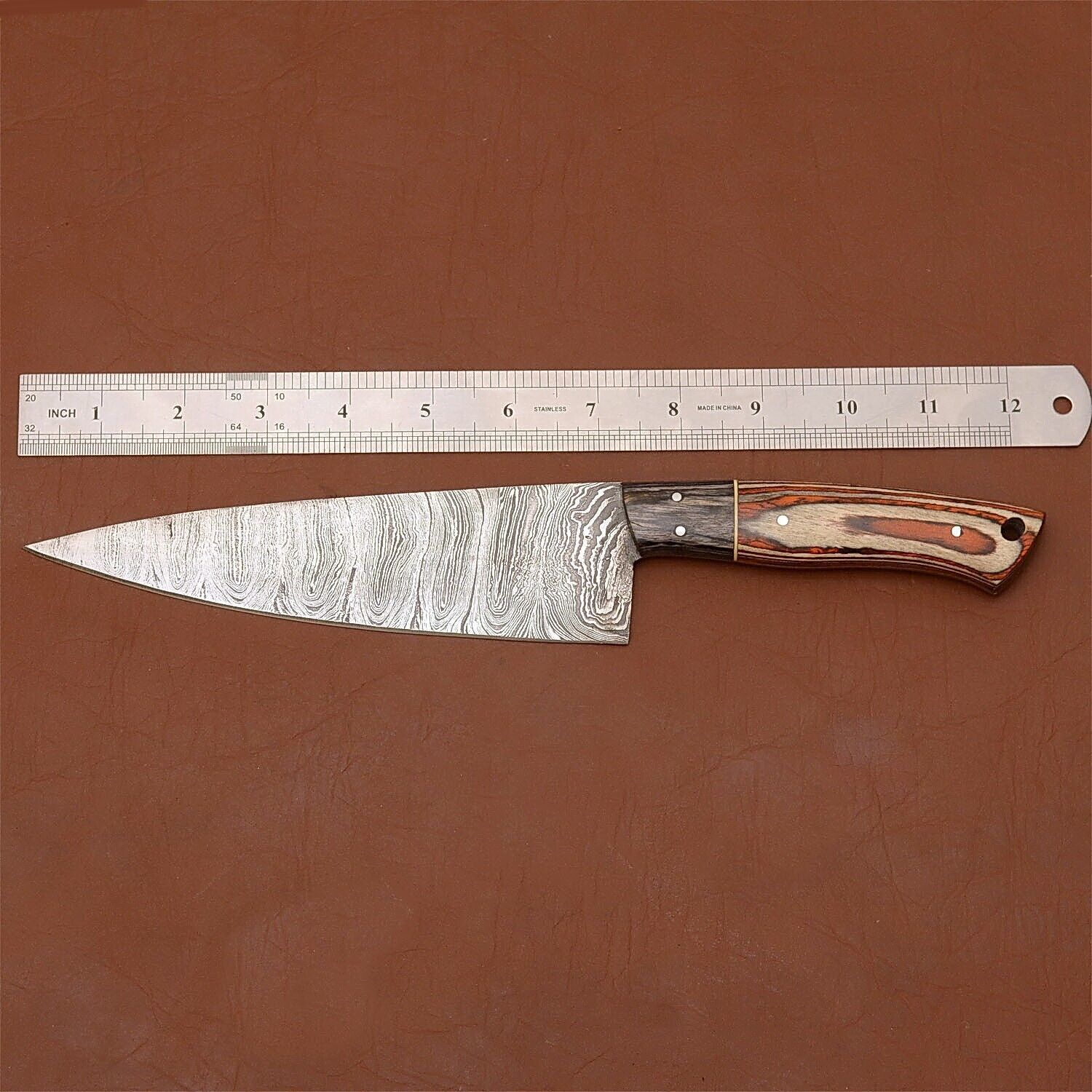 Master Forged Damascus Steel Knife  Professional Kitchen Chef Essential 2