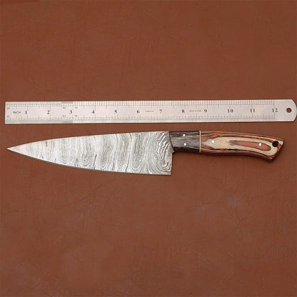 Master Forged Damascus Steel Knife  Professional Kitchen Chef Essential 2