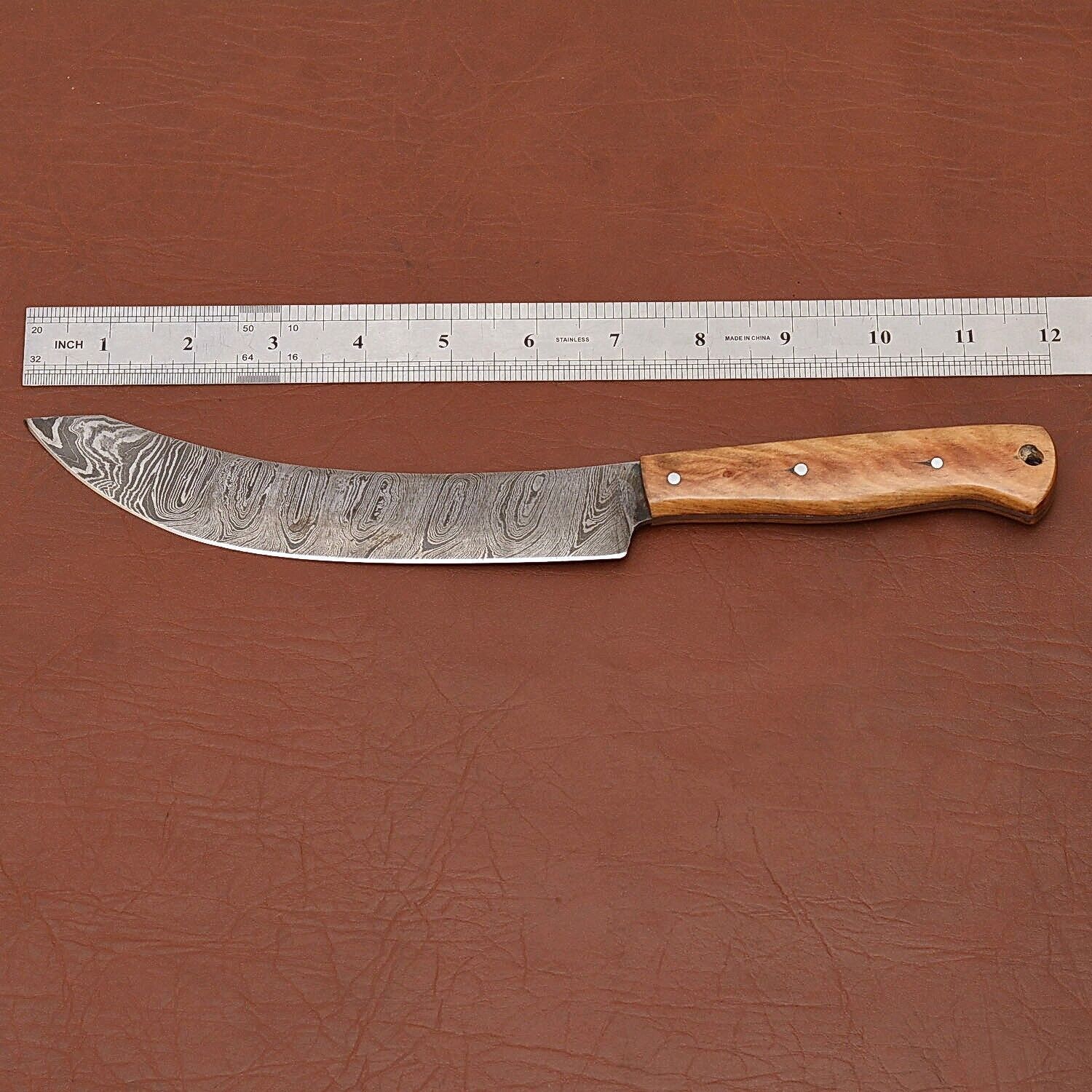 Limited Edition Handmade Damascus Chef Knife  Crafted For Performance 2