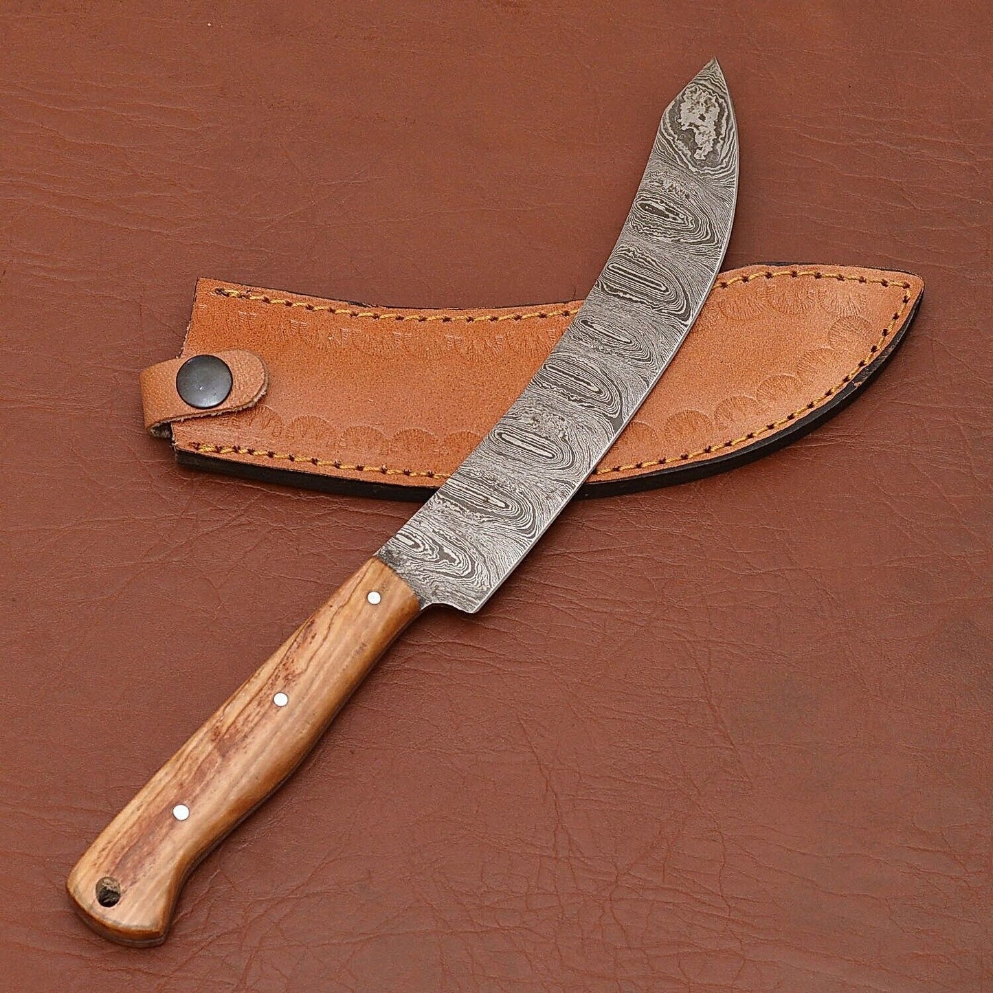Limited Edition Handmade Damascus Chef Knife  Crafted For Performance 3