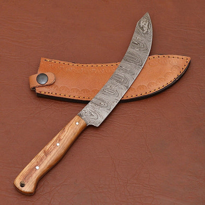 Limited Edition Handmade Damascus Chef Knife  Crafted For Performance 3