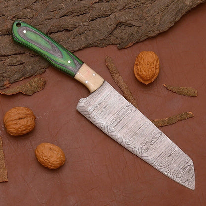 Collectors Handmade Damascus Steel Knife – Chef-Grade Kitchen Tool