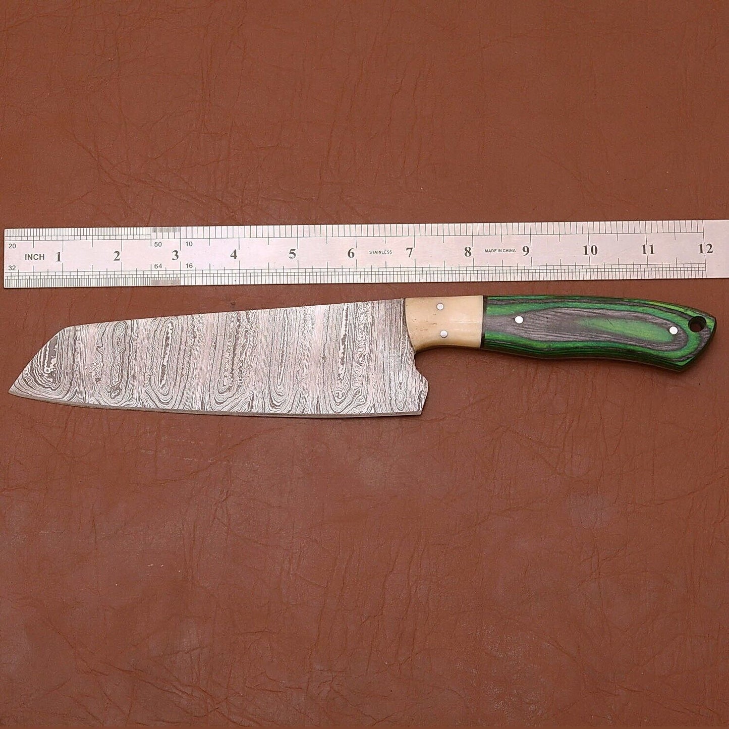 Collectors Handmade Damascus Steel Knife  ChefGrade Kitchen Tool 1
