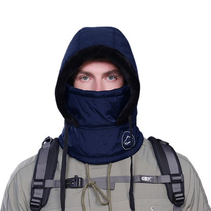 Knitting Breathable Winter Women's Balaclava Hat, Unisex Plush Balaclava, Warm Neck Scarf with Face Mask for Sports.