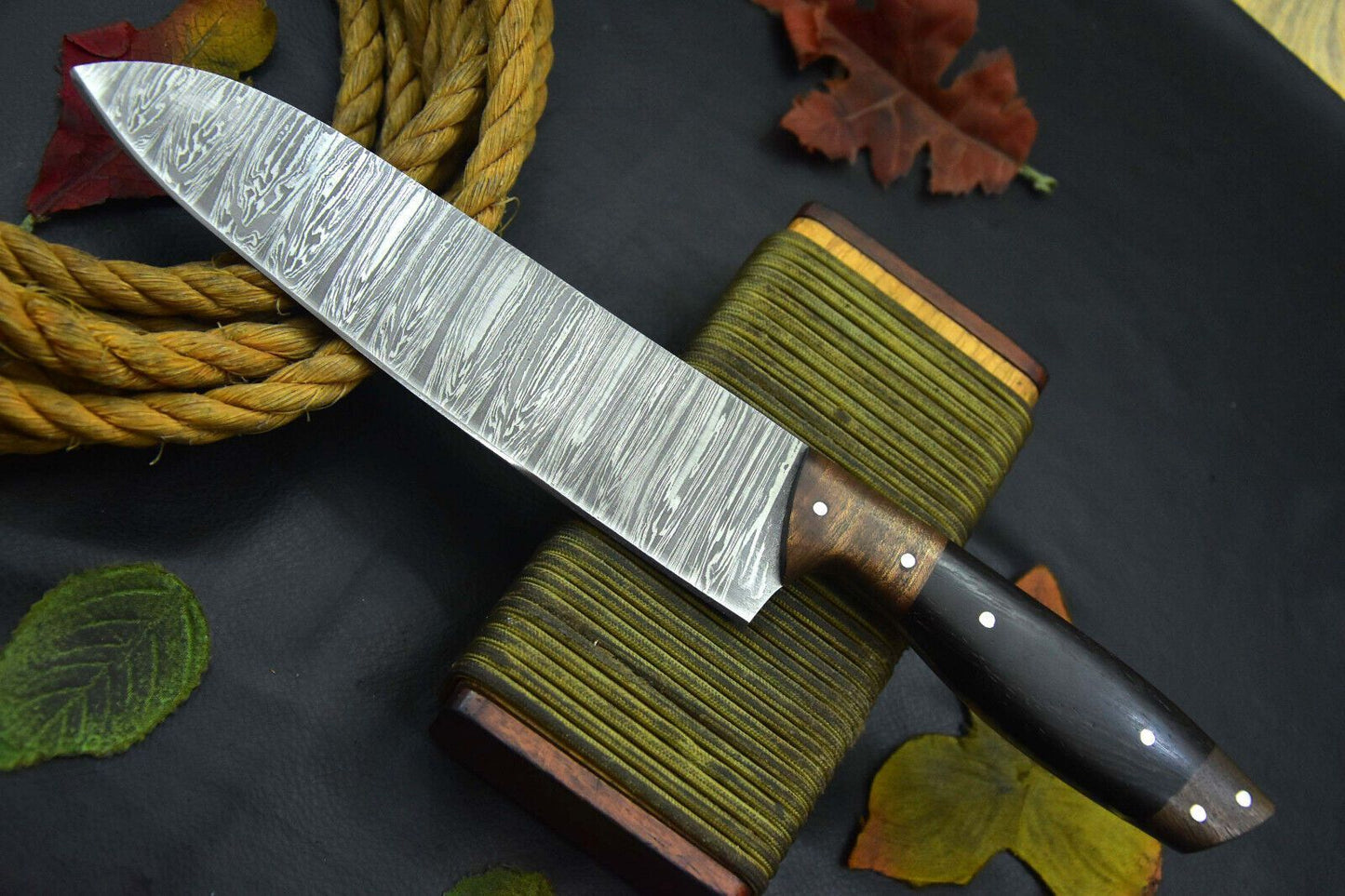 Handmade Damascus Chef Knife  Premium Kitchen Cutlery Gift 1