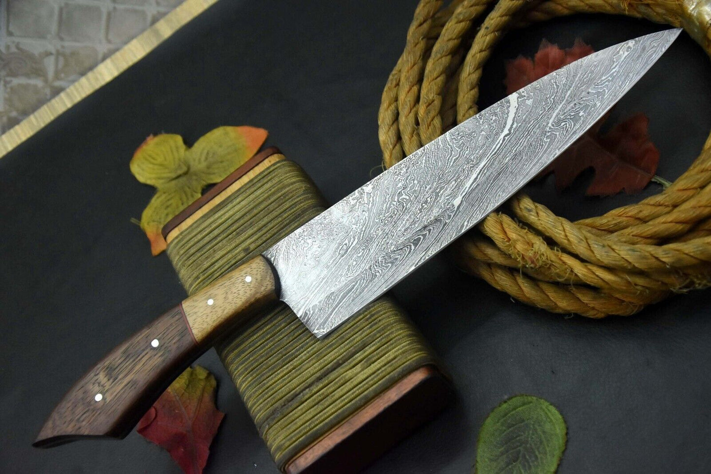 Artisan Handmade Damascus Chef Knife  Kitchen  Gift Knife 2
