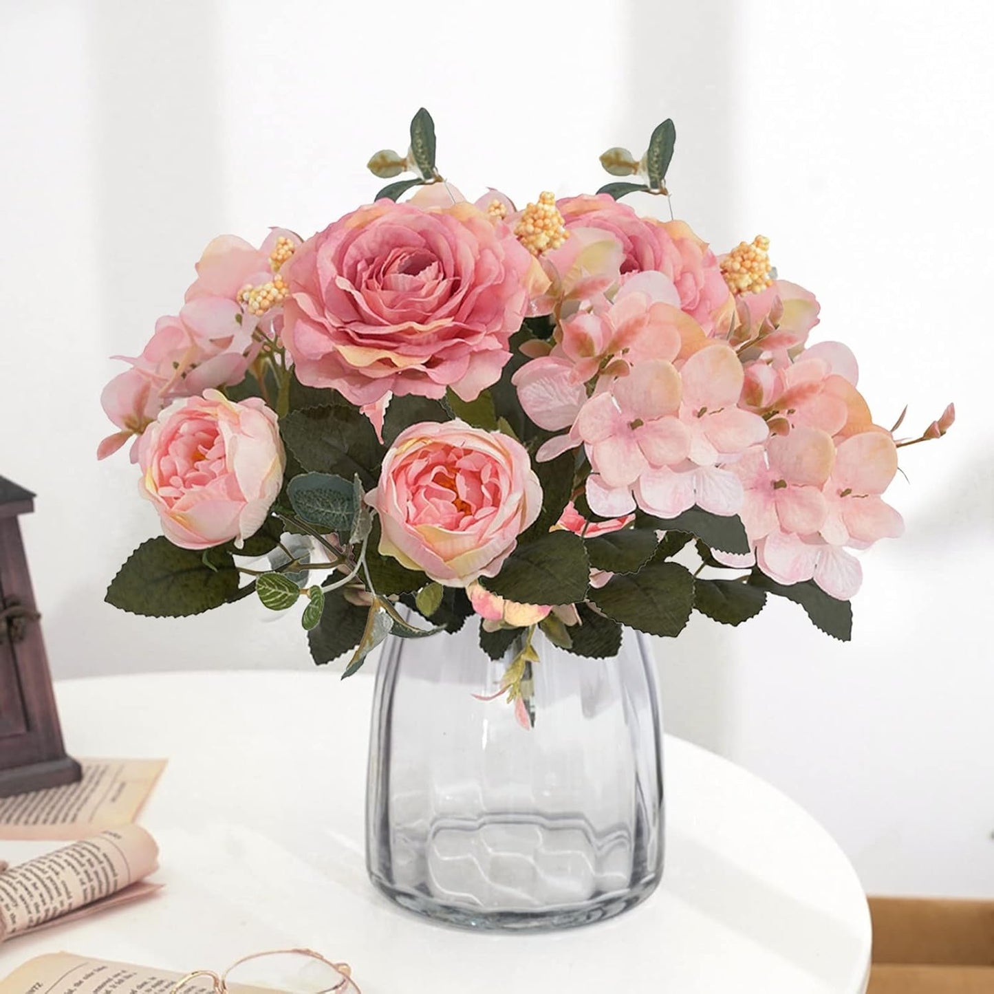Artificial Rose Peony Bouquet, High Quality Fake Flowers, Home Decor, Wedding Decoration, Plants Arrangement