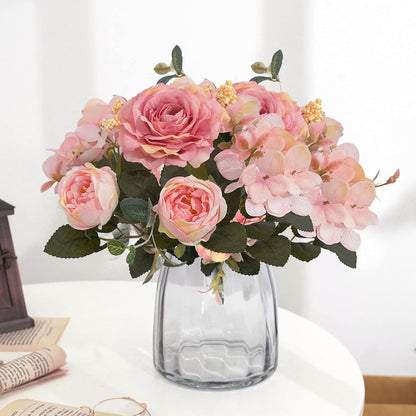 Artificial Rose Peony Bouquet, High Quality Fake Flowers, Home Decor, Wedding Decoration, Plants Arrangement